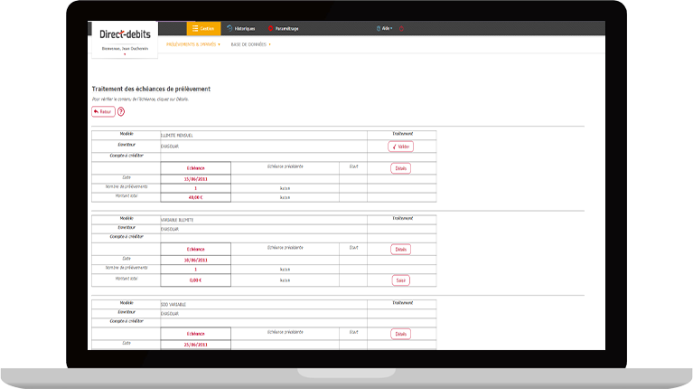 Avantages Direct-debits